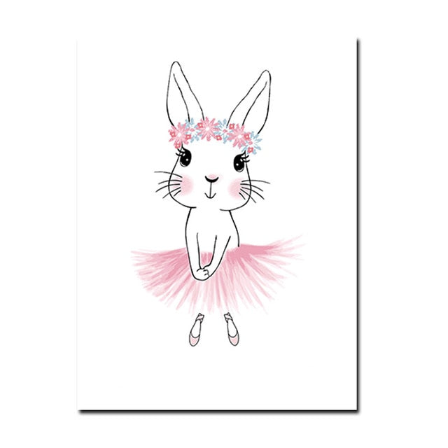 clipart lapin rose