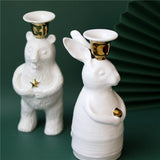 Lapin Blanc Statue