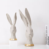 Statue Lapin Longues Oreilles