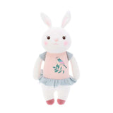 lapin peluche blanc