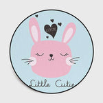 tapis lapin rond little cutie