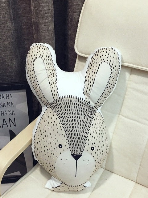 Coussin en Forme de Lapin