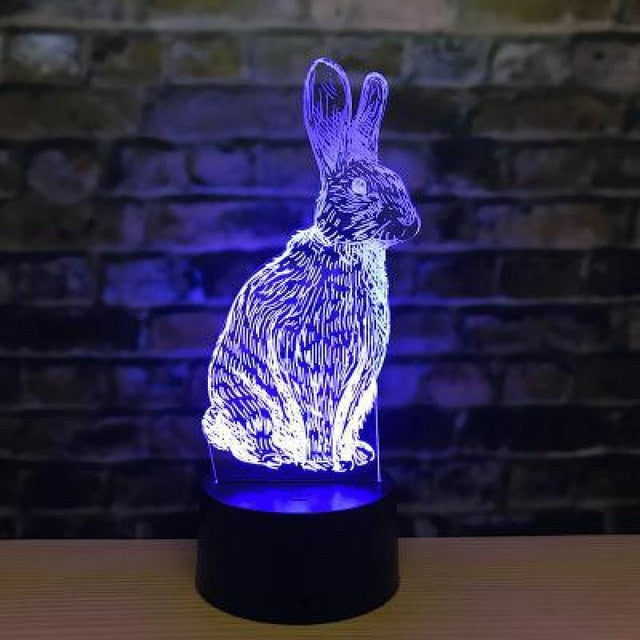 Grande Veilleuse Lapin