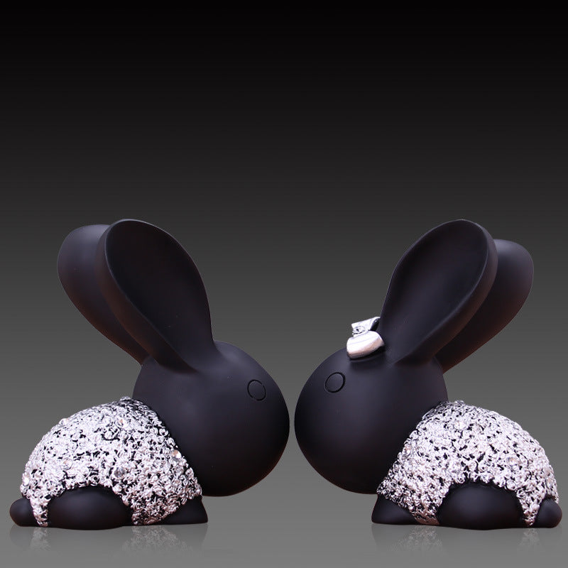 Sculpture Lapin Couple – Image 5