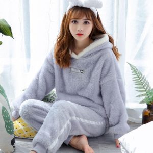 Pyjama Combinaison Lapin Femme