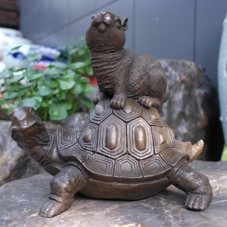Statue Lapin Tortue