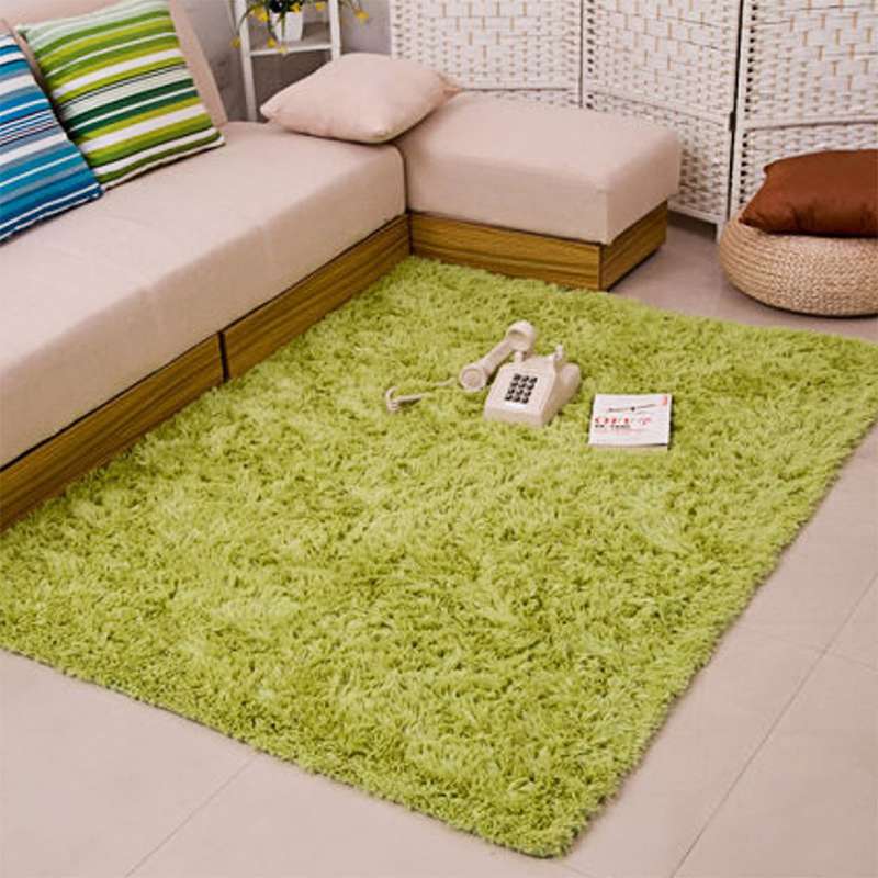 tapis imitation peau de lapin gris